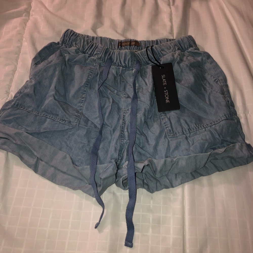 Light blue shorts